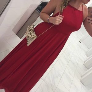 MYTHICAL KIND OF LOVE RED MAXI DRESS